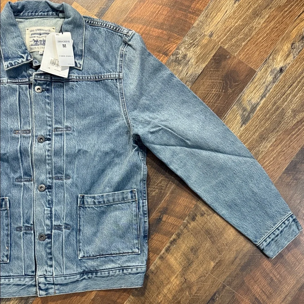 NWT Levi's Made & Crafted Type II Worn Trucker Jacket - Med - Picture 5 of 8